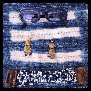 Ferragamo Vintage Blue Sunglasses